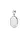 Classic Oval Locket | Sterling Silver Pendant Necklace | Light Years