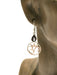 Handmade Om Dangles | Mystic Topaz Sterling Silver Earrings | Light Years