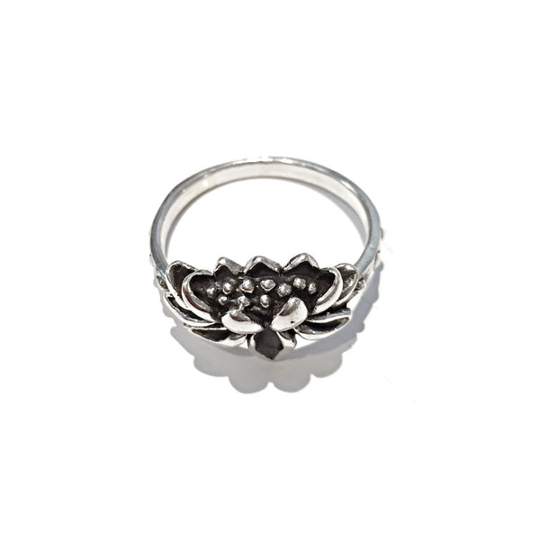 Lotus Flower Ring | Sterling Silver Size 5 6 7 8 9 | Light Years Jewelry