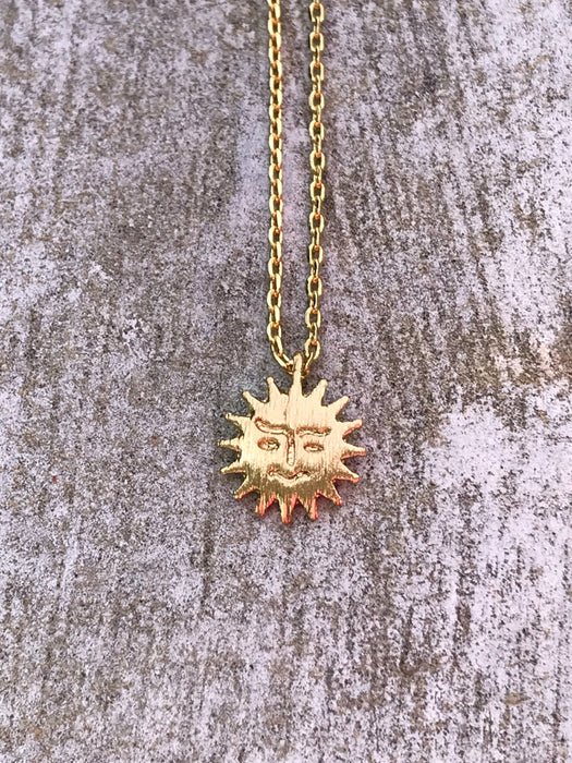 Golden Sun Pendant — Two In The Sun
