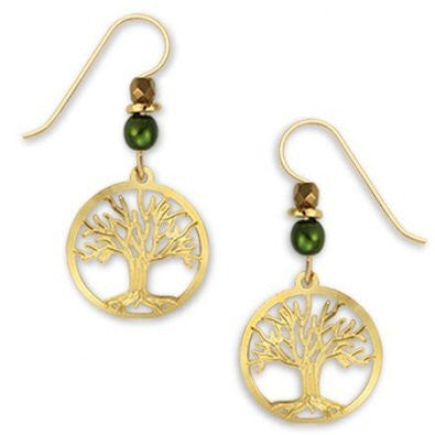 Gold Tree of Life Earrings Sienna Sky | 14kt Gold Filed | Light Years
