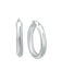 Sterling Silver Tube Pincatch Hoops | Trendy Classic Earrings | Light Years 