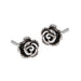 Rose Flower Posts | Sterling Silver Stud Earrings | Light Years Jewelry
