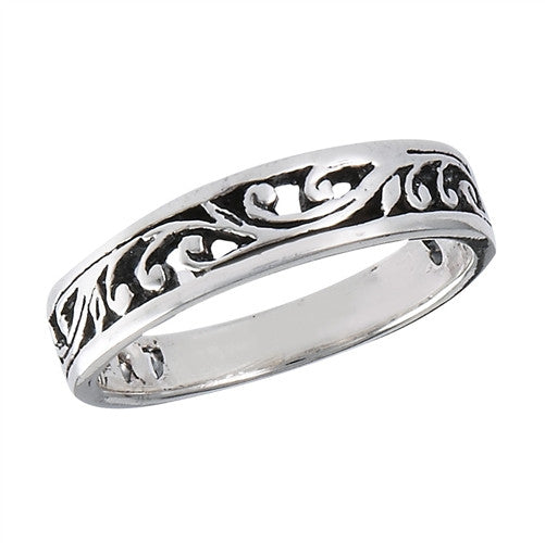 Filigree Vine Ring | Sterling Silver Size 5 6 7 8 9 10 | Light Years