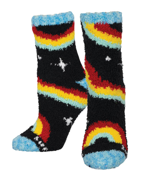 Cozy Fuzzy Rainbow Socks | Gifts & Accessories | Light Years Jewelry