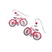 Sienna Sky Bike Bicycle Earrings | Sterling Silver Dangles | Light Years