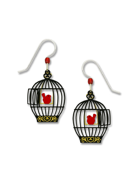 Open Bird Cage Earrings By Sienna Sky | Sterling Silver | Light Years