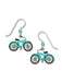 Sienna Sky Bike Bicycle Earrings | Sterling Silver Dangles | Light Years