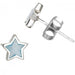 Mother of Pearl Star Posts | Sterling Silver Studs Earrings | Light Years