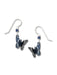 Navy White Butterfly Dangles Sienna Sky | Sterling Silver | Light Years