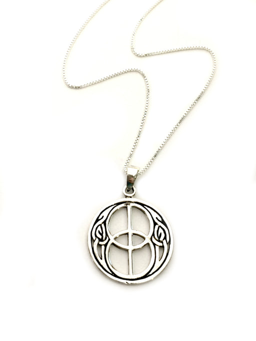 Double Peace Sign Celtic Pendant | Sterling Silver | Light Years Jewelry