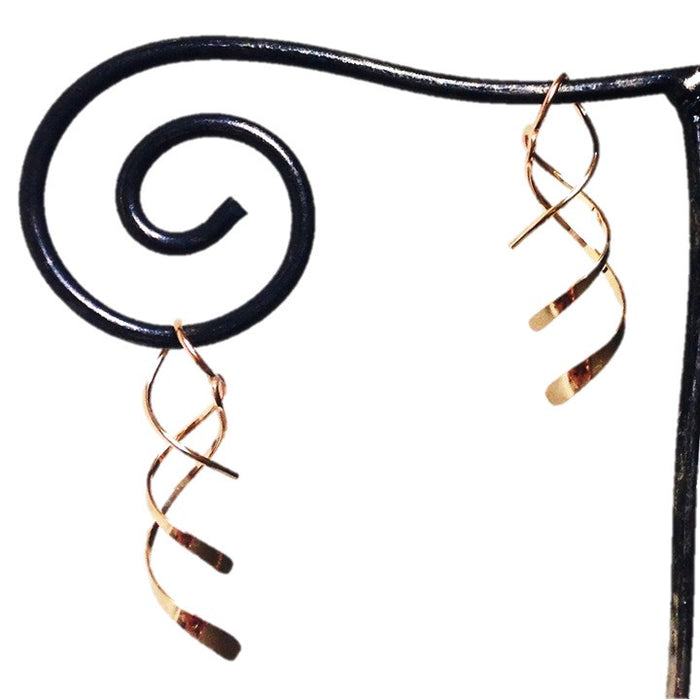 Mini Double Twist Spiral Earrings | 14kt Gold Filled | Light Years Jewelry