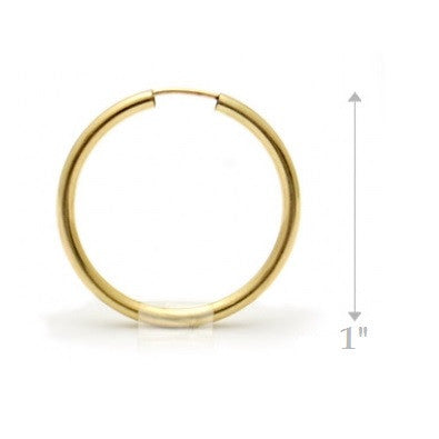 14k Gold Filled Hoop Earrings | Different Sizes Available | Light Years