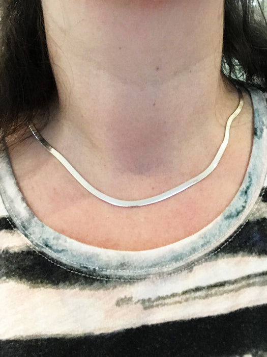 14mm Herringbone Necklace. Sterling Silver 925 Italian Chain 18,20,22,24,30 inch 14mm Herringbone Necklace. Sterling Silver 925 Italian Chain 18,20,22,24,30 inch