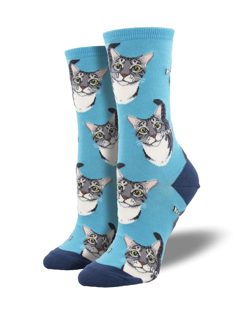 Boop! Loaf Cat Crew Socks Gifts & Accessories Light Years Jewelry