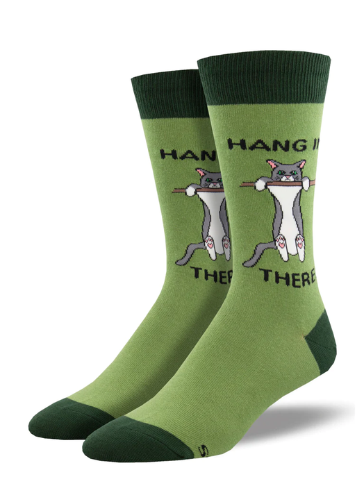 Hang in There! Men's Crew Socks | Gifts & Accessories | Light Years