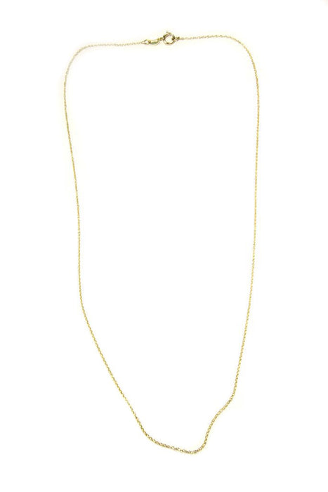 Gold Vermeil Cable Chain Necklace | 16" 18" | Light Years Jewelry