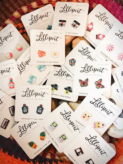 Kawaii Cactus Posts Lilliput Little Things | Studs Earrings | Light Years
