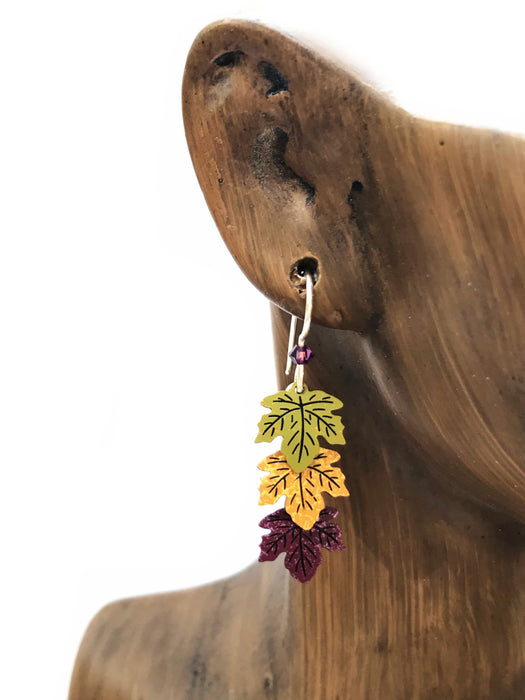 Fall Leaves Earrings by Sienna Sky | Sterling Silver USA | Light Years