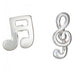 Music Note Posts | Sterling Silver Earrings | Light Years Jewelry