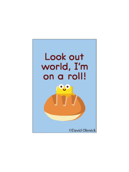 Look Out World Bread & Butter Fridge Magnet | Gifts Decor | Light Years