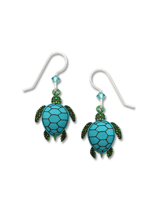 Sea Turtle Earrings by Sienna Sky | Sterling Silver | Light Years Jewelry
