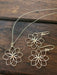 Open Flower Earrings | Sterling Silver Dangles | Light Years Jewelry