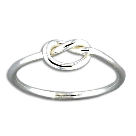Single Knot Ring | Sterling Silver Size 5 - 11 | Light Years Jewelry