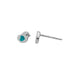 Turquoise Heart Bird Posts | Sterling Silver Stud Earrings | Light Years Jewelry